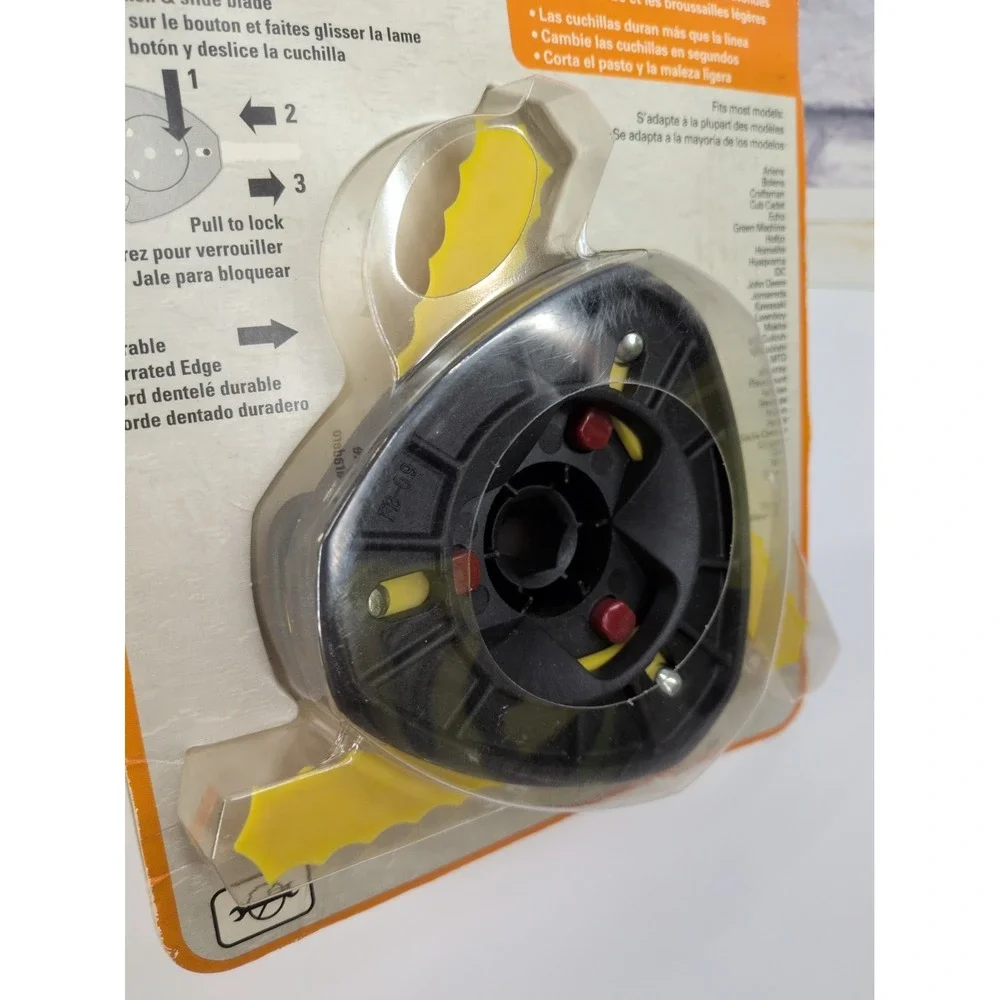NEW LOT🚨Weed Warrior Universal Push-N-Load Replacement 3-Blade Trimmer Head